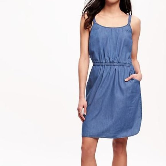 denim sundress